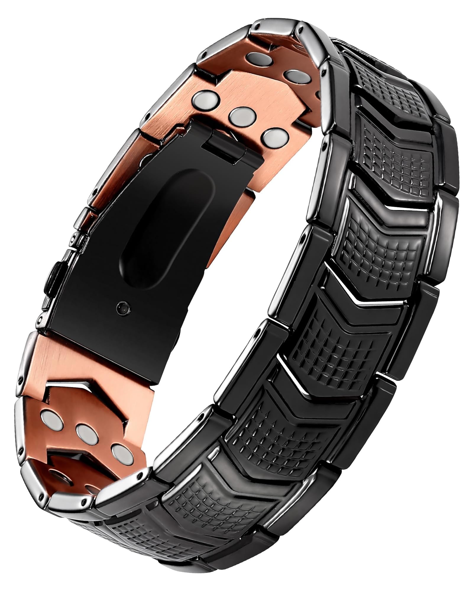 Men's Pure Copper Magnetic Bracelet, 3X Ultra Strength